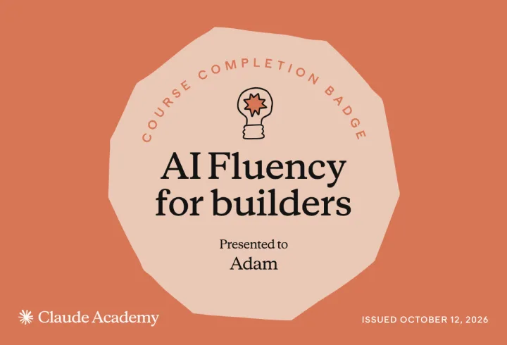 AI Fluency for builders — Claude Academy