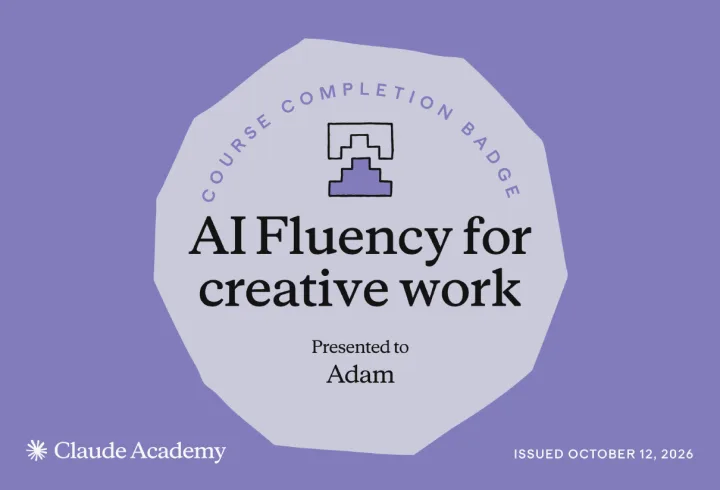 AI Fluency for creative work — Claude Academy