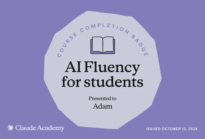 AI Fluency for students — Claude Academy
