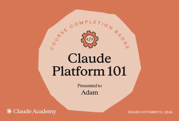 Claude Platform 101 — Claude Academy