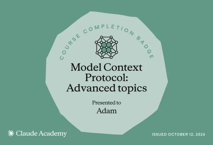 Model Context Protocol: Advanced topics — Claude Academy