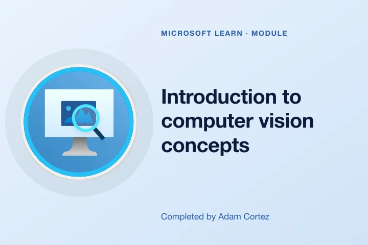 Introduction to computer vision concepts — Microsoft Learn
