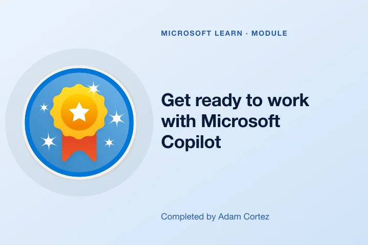 Get ready to work with Microsoft Copilot — Microsoft Learn