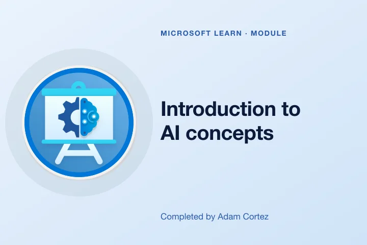 Introduction to AI concepts — Microsoft Learn