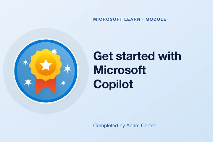 Get started with Microsoft Copilot — Microsoft Learn