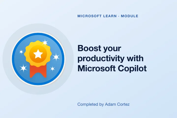 Boost your productivity with Microsoft Copilot — Microsoft Learn